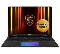 MSI Titan 18 HX AI Gaming Laptop da 18" UHD+ Mini LED Display Intel Core Ultra 9, NVIDIA GeForce RTX 5090, 96 GB DDR5 RAM, 6 TB SSD, Windows 11 Home, tastiera QWERTZ, nero, A2XWJG-070