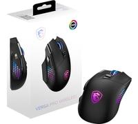 MSI Versa PRO W Gaming Mouse, 26000 DPI, 70M+ Clicks, Microinterruttore ottico OMRON, sensore ottico, design ergonomico ambiziestro, luce RGB