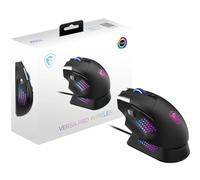 MSI VERSA PRO WIRELESS + MOUSE DOCK PRO Mouse Gaming - Dock di ricarica, sensore