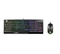 MSI - Vigor GK30 COMBO (US) tastiera Mouse incluso Gaming USB QWERTY Inglese US Nero