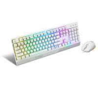 MSI VIGOR GK30 COMBO WHITE US tastiera Mouse incluso USB QWERTY Italiano Bianco NEW