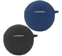 Msiall Silicone case compatibile con Honor Earbuds X5, [Supporta la ricarica wireless] [Custodia protettiva antiurto] Simpaticodi cartoni 3D black blue