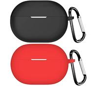 Msiall Silicone case compatibile con HUAWEI FreeBuds Pro 2, [Supporta la ricarica wireless] [Custodia protettiva antiurto] Simpaticodi cartoni 3D black red
