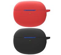 Msiall Silicone case compatibile con realme Buds Air 3, [Supporta la ricarica wireless] [Custodia protettiva antiurto] Simpaticodi cartoni 3D black red