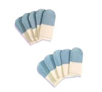 Msioytog 10 Carbonfiber Touch Panel Play Maniche 24 Punti Controllo di Precisione Sudore Immune Presa Multipla Traspirante Competitivo Gaming Finger Sleeves