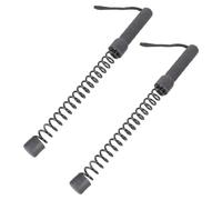 Msioytog 2 pezzi asta flessibile per esercizi con corde da battaglia leggera a molla rinforzante per bicipiti tricipiti allenamento a casa ergonomico flessibile molla braccio estensore di forza