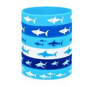 Msioytog Polsino in Silicone Elastico a Tema Marino Comodo Braccialetto Impermeabile per Uomo Donna Opzioni Dimensioni Multiple Polsino in Silicone per Animali marini