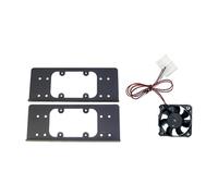 Msioytog Staffa meccanica per hard disk per case del computer per migliorare i sistemi di raffreddamento dei flussi d'aria con staffa per ventola di espansione in metallo durevole