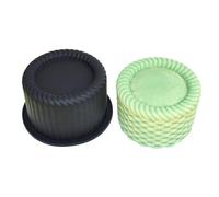 Msioytog Stampi in silicone a forma cestino per mousse, torte, dessert, progetti cottura, non tossico, facile da pulire, riutilizzabili, utensili da cucina, stampi per dessert a forma cestino