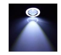 Msisuhoa Antinebbia Anteriore 2 Pezzi COB LED Per Auto 2,5" 3,0" 3,5" 64mm 76mm 89mm 6500K Halo Angel Eyes Anelli DRL Auto Bianco 12V Fendinebbia Fendinebbia Anteriore(3.5inch)