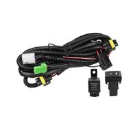 Msisuhoa Antinebbia Anteriore Per Citroen C4L 2012-2015 Paraurti Anteriore Sinistro Destro Fendinebbia A LED Copertura Alogena Con Interruttore Cablaggio Fendinebbia Anteriore(Harness Switch)