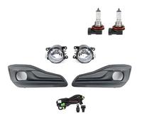 Msisuhoa Antinebbia Anteriore Per Citroen C4L 2012-2015 Paraurti Anteriore Sinistro Destro Fendinebbia A LED Copertura Alogena Con Interruttore Cablaggio Fendinebbia Anteriore(B 1Set Halogen)