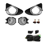 Msisuhoa Antinebbia Anteriore Per Toyota Per Yaris Hatchback 2012 2013 2014 Fendinebbia A LED Luci Di Marcia Diurna Luce Diurna DRL Bianco Giallo Impermeabile Fendinebbia Anteriore(Led White)