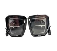 Msisuhoa Faro Anteriore Per Dodge Per Ram 1500 2013-2018 Accessori Auto 2PCS Nero LED Fendinebbia Luci Passaggio Lampade Ausiliarie Con DRL Bianco 6000K(2PCS Black)