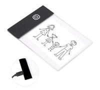 Msiud A6 Lavagna Luminosa per Disegnare, Flip Book Kit Con Pad Luminoso per Disegnare e Ricalcare Regolabile Tavola Da Disegno Ultra Sottile Animazion Kit Adatto LED Animazione Tracer