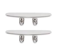 Msiud Bitta per Barca 150mm, Bitta per Imbarcazione Marina Bitte e Cunei per Barche Gancio Inox 316 Nautica Stecca in Acciaio Inossidabile per Base Accessorio Tacchette Accessori 6 Pollici