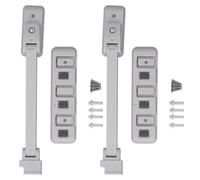 Msiud Ferma Finestra Aperta Interno, Serratura per Finestre Di Sicurezza Per Bambini Limitatore Apertura Sicurezza Blocco Della Animali Domestici Regolabile Baby Safety Window Restrictor