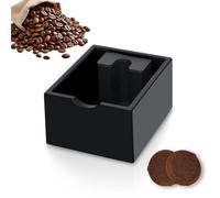 Msiud Knock Box per Caffè 2 in 1 Capacità 15 Tazze in ABS Silenzioso | Tappetino Antiscivolo in Silicone Facile Pulizia Adatto per Casa Bar Ristorante Ampia Capacità Pratico Raccolta Fondi