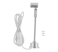 Msiud Mini Faretto a LED Lampada da Armadio, Dimmer per Gioielli a Luce Montata su Superficie Spot Sotto Vetrina per Modelli Espositore per Quadri D'arte Galleria D'argento Showroom