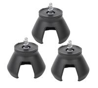 Msiud Raccogli palline da golf, set di 3 accessori per la pratica, artiglio di raccolta a 3 artigli, senza abbassarsi, accessorio da golf leggero e universale per tutte le maniglie di Putter (2 x 1,6