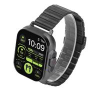 Msiud Smart Watch con Auricolari, Touch Screen HD da 2,01 Pollici 2 in 1 Smartwatch, Sport Fitness Tracker Orologio con i Messaggi Blu dei Messici Previsioni Meteorologiche Allarme (Acciaio nero)