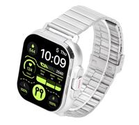 Msiud Smart Watch con Auricolari, Touch Screen HD da 2,01 Pollici 2 in 1 Smartwatch, Sport Fitness Tracker Orologio con i Messaggi Blu dei Messici Previsioni Meteorologiche Allarme (Acciaio d'argento)