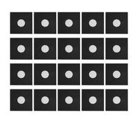 Msiud Veri di Carta da 20 Pezzi Kraft Record Kraft, Giacca Protezione Black Black Spesso Coperchio Coperchi di Cartone Sleeves Protector Anti Static Accesso Comodo per i Record