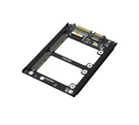 Mskidand Doppio SSD Msata Un SATA III da 2,5 Pollici con Staffa per Telaio - Conserva L'SSD MSATA Come unità SATA da 7 mm da 2,5 Pollici