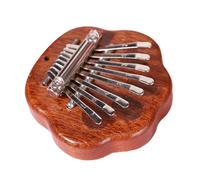 Mskidand Mini Kalimba 8 Squisito Pianoforte con Dito e Pollice, Regalo per Principianti Amanti Della Musica, Simpatico Ciondolo con