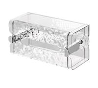 Mskidand Organizzatore ondulato della parete della tazza di aspirazione autonoma, contenitore multifunzionale del tessuto del modello del ghiacciaio di Ins, stile A