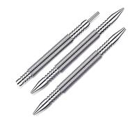 Mskidand Set di 3 punzoni a doppia testa per chiodi e perni per cerniere, senza martello a molla, strumento di rimozione dei perni della cerniera della porta, 5000 PSI