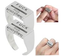 Mskmnkot 2 pezzi fottuti squilli 0.7 '' ROUTING AUBOY COLLOY ANCHE OFF RING RELIZIONE RICOLUZIONE RICUSSIONE RISOLLE IN CREATTURA CREATIVE PER AMILI ACCESSORI TE