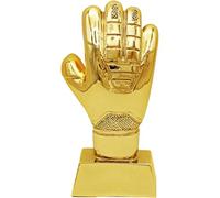 Mskmnkot Soccer Trophy, 5x3x8 Pollici in Resina Golden Glove Trophy, The Golden Glove per Match Sports, Spelling Bee Championships, Tournaments, Competitions
