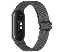 Msksjer Nylon Cinturino Compatibile con Xiaomi Mi Band 10/9/Mi Band 8 per Donne Uomini, Regolabile Solo Loop Tessuto Elastico Morbido Polsini Sportivi per Mi Band 10/9/8