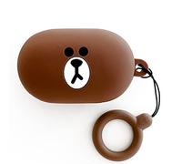 Msm-case Silicone Case Compatibile con Oppo Enco Buds, [Supporta la Ricarica Wireless] [Custodia Protettiva Antiurto] Simpaticodi Cartoni 3D Little Bear