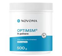 MSM Polvere OptiMSM® 500 g | Alto Dosaggio | Zolfo in Polvere al 99,9% Puro | Integratore Vegano con Ottima Solubilità | Cucchiaio di Misurazione Incluso | Novoma (ex Nutrivita)