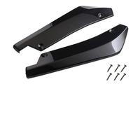 MSMDG 2 Pezzi Diffusore per Paraurti Posteriore per Auto Spoiler per Angolo di Avvolgimento per Mercedes CLK W209, con 6 Bulloni,A/Black