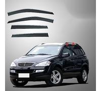 MSMDG 4 Pezzi Deflettore Antivento per finestrini Auto Deflettore Antipioggia per portiera Laterale Auto, Compatibile con Korando Kyron 2005-2014