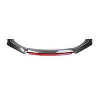 MSMDG Auto Spoiler Anteriore Splitter per Ford Puma ST-Line 2019+, Frontali Spoiler Lip Anticollisione Spoiler Anteriore Sottoparaurti,B/Carbon Fiber Look