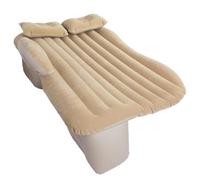 MSMDG Materasso Gonfiabile da Viaggio per Auto - Letto per Sedile Posteriore con Cuscino per Il Collo, Compatibile con Infiniti ESQ QX30 QX50 QX60 QX55,Beige