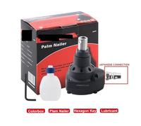 MSN90 Air Palm Nailer Pneumatic Mini Hammer Nail Gun Guide for Faster Easier Driving Woodworking Per molti media(Japanese Connector)