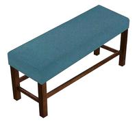 MSNCS Copertura per Panca Elasticizzata,Fodera per Panca Copripanca per Sala da Pranzo,Fodera per Panca Pianoforte Non-Antiscivolo, per Hotel, Banchetti, Ristorante, Soggiorno(Dark Green,90-120cm)