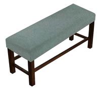 MSNCS Copertura per Panca Elasticizzata,Fodera per Panca Copripanca per Sala da Pranzo,Fodera per Panca Pianoforte Non-Antiscivolo, per Hotel, Banchetti, Ristorante, Soggiorno(Matcha Green,180-210cm)