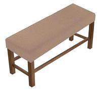 MSNCS Copertura per Panca Elasticizzata,Fodera per Panca Copripanca per Sala da Pranzo,Fodera per Panca Pianoforte Non-Antiscivolo, per Hotel, Banchetti, Ristorante, Soggiorno(Camel Color,90-120cm)