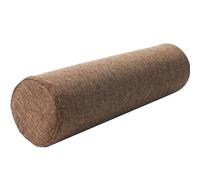 MSNCS Cuscino Cilindrico con Chiusura Cervicale Rotolo Cilindro Cuscino,40/50/60/70/90 cm Cuscino Cilindrico Cervicale per Letto Divano,Gambe,Schiena(Brown,12cmx40cm)