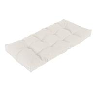 MSNCS Cuscino Impermeabile per Panca da Giardino, 120x40 100x40 80x40 150x60, con Cinghie Antiscivolo, Ideale per Panchine Interne ed Esterne, Sedie A Dondolo e Sedie A Dondolo(Bianco,100x40cm)