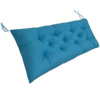 MSNCS Cuscino per Panca 90/100/110/120x50cm,Cuscini per Panca da Esterno/Interno 2/3 Posti, Spesso E Morbido, per Panca da Giardino, Cucina, Sala da Pranzo, Patio Altalena(Peacock Blue,120x50cmx8cm)