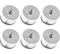 MSpa Cartuccia Filtro per Idromassaggio - 90 Lamelle, Pacco da 6 - 1 set