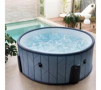 MSpa Spa Semi Rigida 6 Posti Tidal Spa Esterno - Bolle Massaggianti 130 Getti - Idrogetti - Installazione Facile