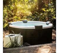 MSpa Whirlpool Denver 180 x 180 x 70 cm - Vasca idromassaggio gonfiabile per 6 persone con 130 ugelli d'aria e 8 ugelli idromassaggio, illuminazione a LED, riscaldamento PTC fino a 40°C, disinfezione